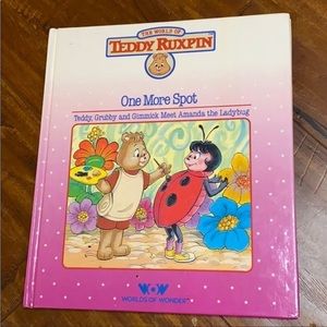 Vintage 1985 One More Spot RARE Teddy Ruxpin and His Friends‎ Meet the Ladybug